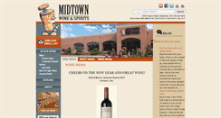 Desktop Screenshot of midtownwineandspirits.com